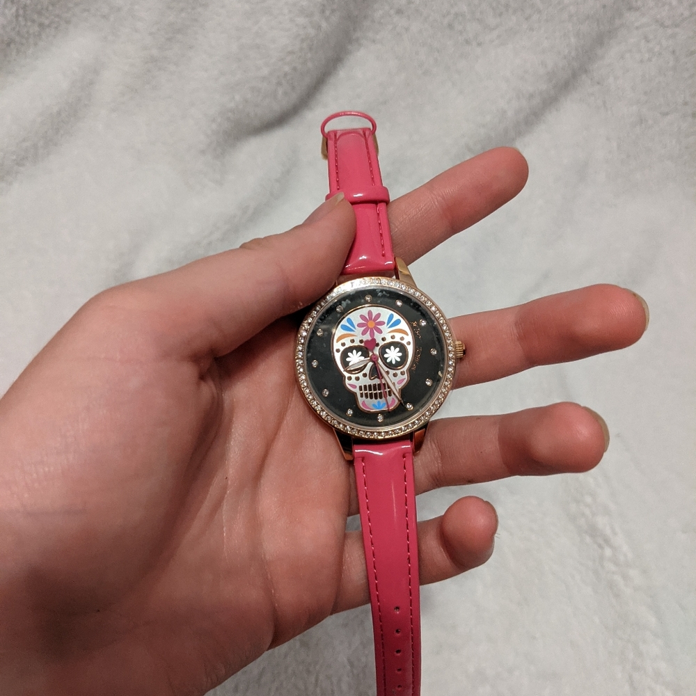 Betsey Johnson Skull Watch